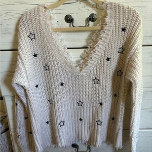 Medium cream star sweater